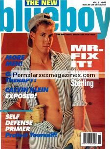 Blueboy Gay Magazine October 1991 - Ted Matthews - Hank Sterling